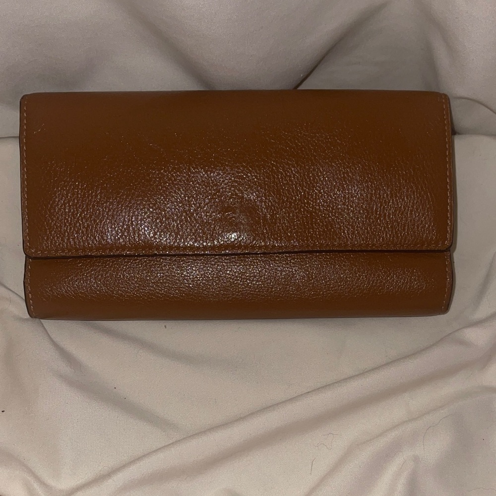 Coach Brown Leather Wallet with matching ID/Picture Holder - Picture 10 of 13
